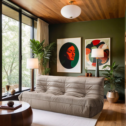 Relax - Velvet 77.75" Upholstered Sofa