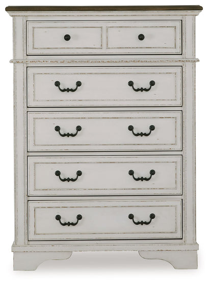 Blendon - Five Drawer Chest - Two-tone