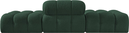 Ames - 3 Piece Boucle Upholstered Modular Sofa With 2 Backless Seats