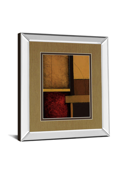 Gateways I By Patrick St. Germain - Mirror Framed Print Wall Art - Light Brown