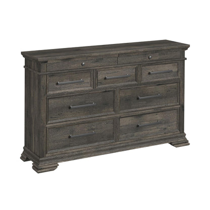 Park Ridge - 9-Drawer Dresser - Charcoal