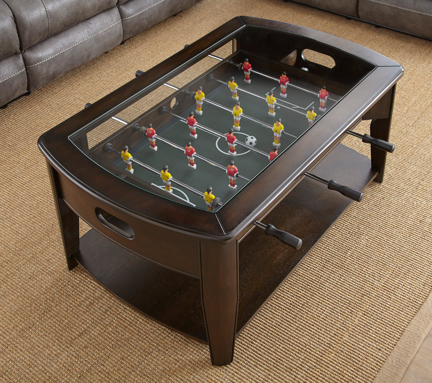 Diletta - Foosball Cocktail Table - Brown