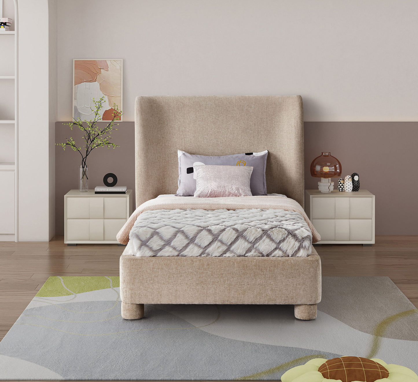 Penny - Chenille Fabric Bed