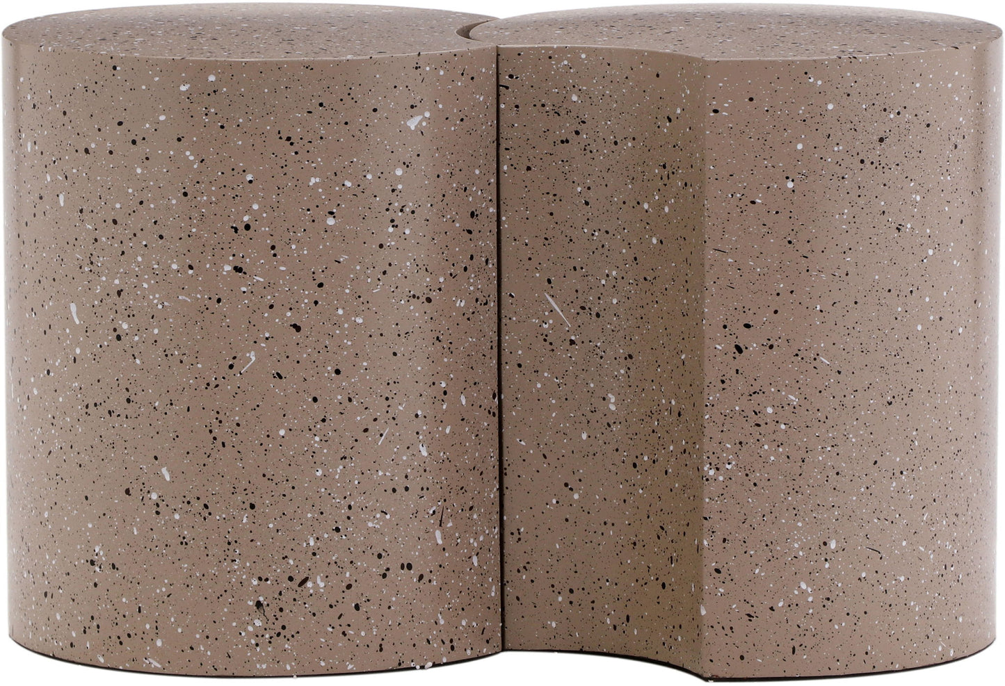 Dimple - End Table - Terazzo Finish