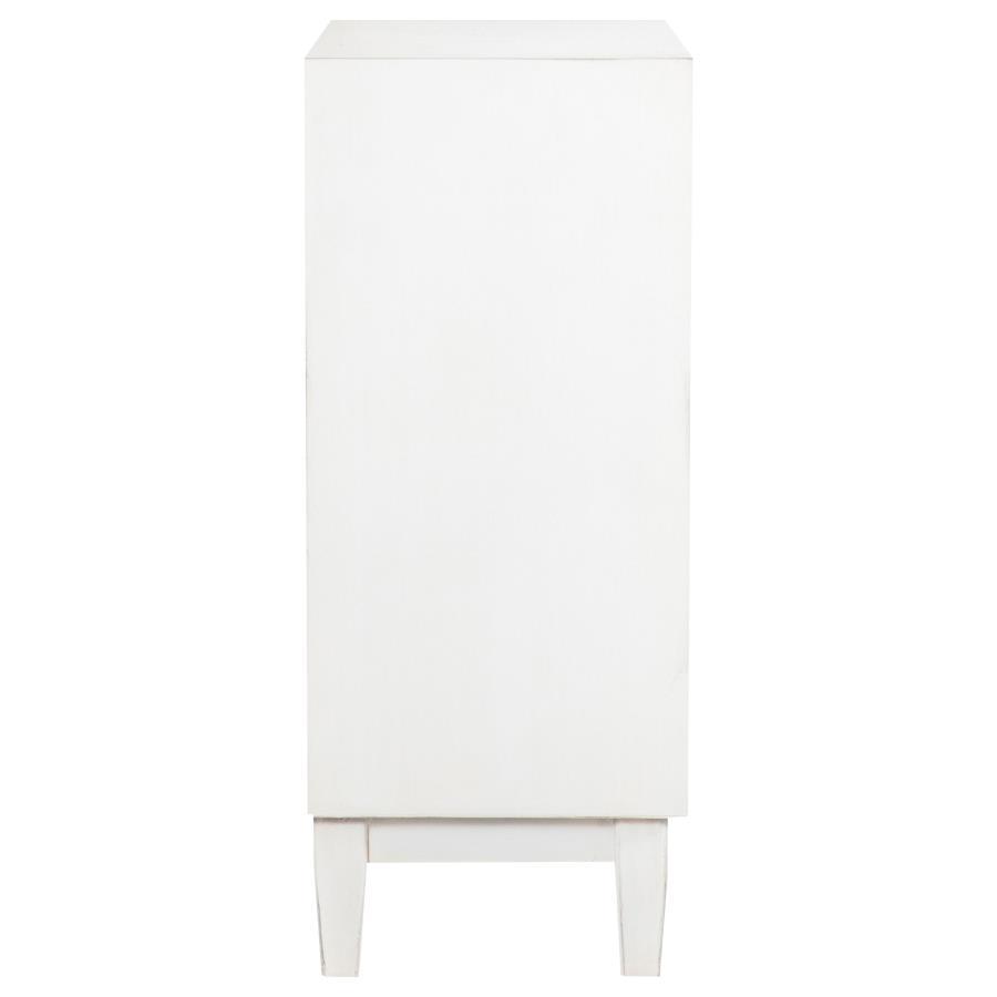 Gambon - Gabinete decorativo rectangular de 2 puertas - Blanco