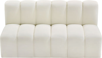 Arc - Faux Leather 2 Seats Modular Sofa