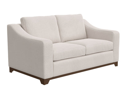 Natural Parota - Loveseat - Mink Withe