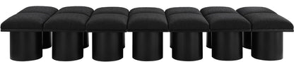 Pavilion - 14 Piece Modular Bench With Black Base