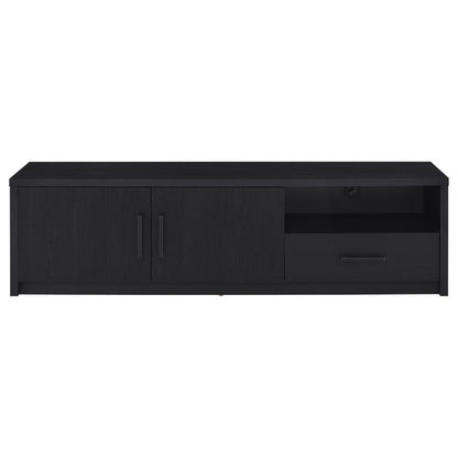 Murray - 70" 2-Door TV Stand Media Console - Black