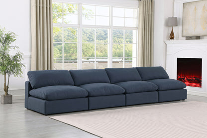 Comfy - Linen Modular Armless Sofa 4 Seats