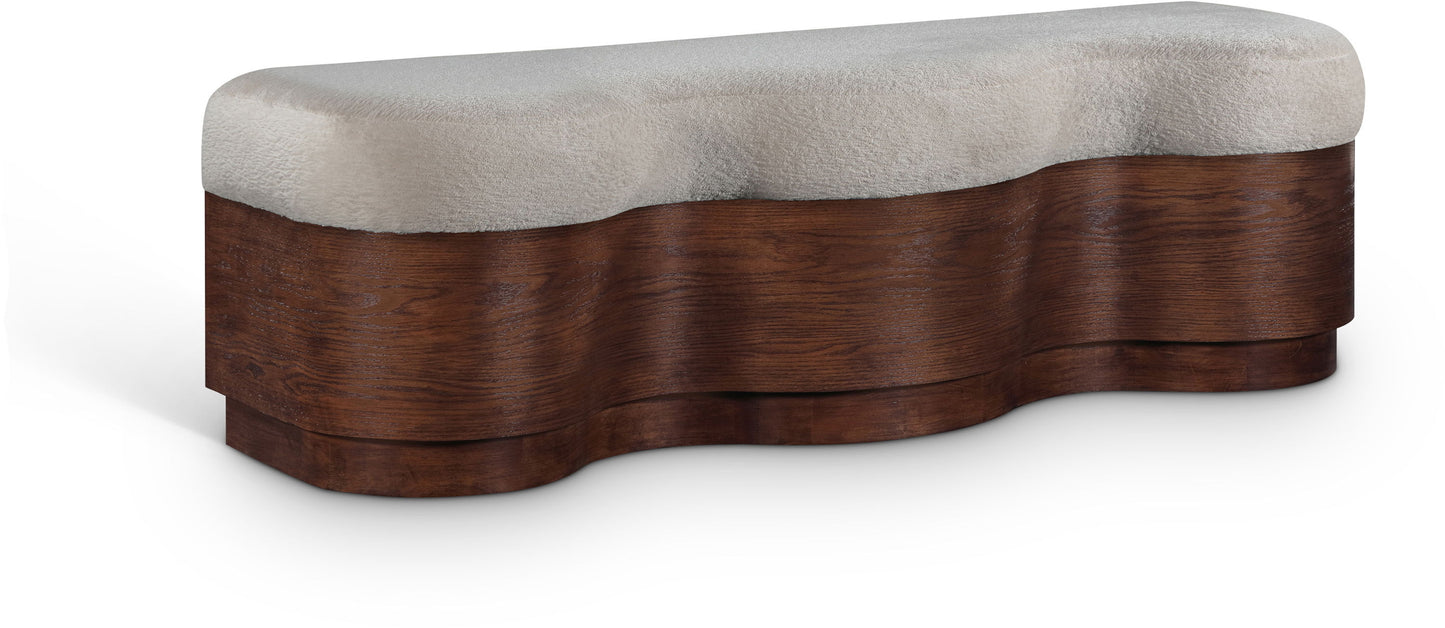 Savoy - Bench With Brown Base
