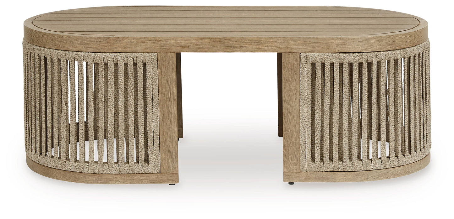 Serena Shores - Rectangular Cocktail Table - Beige