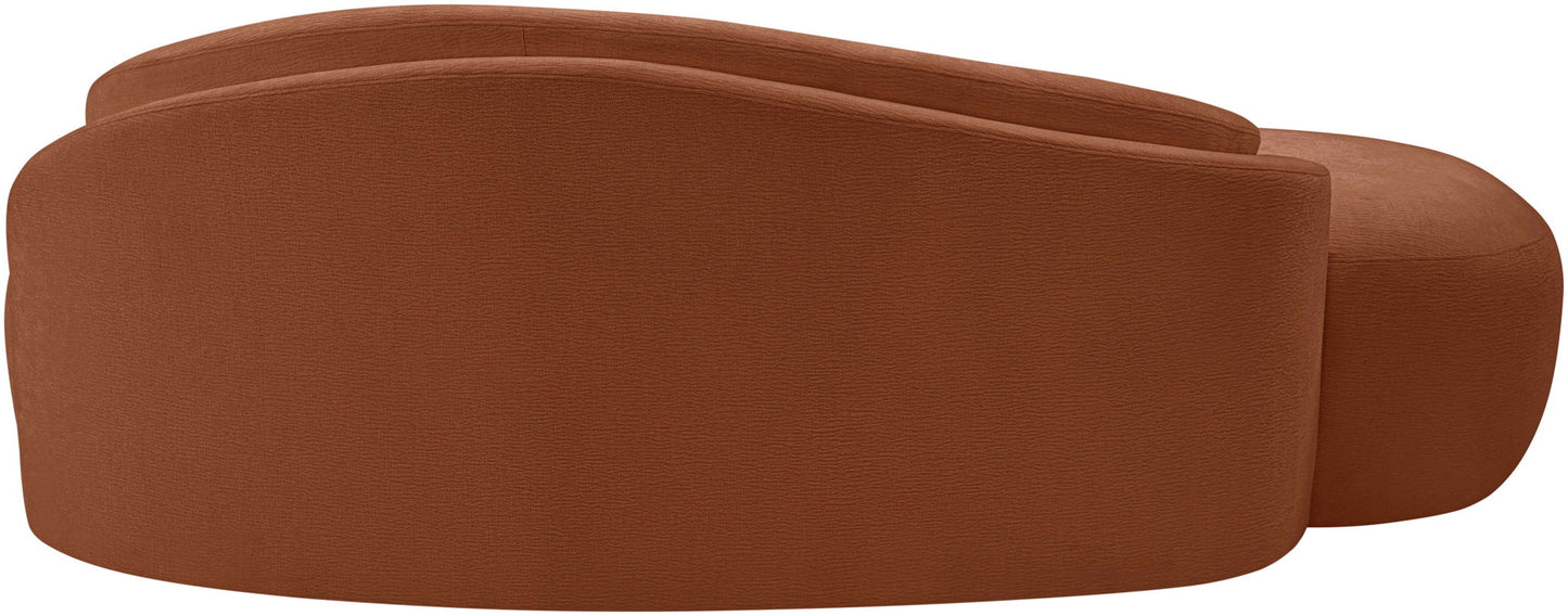 Caspian - Chenille Fabric Upholstered Loveseat