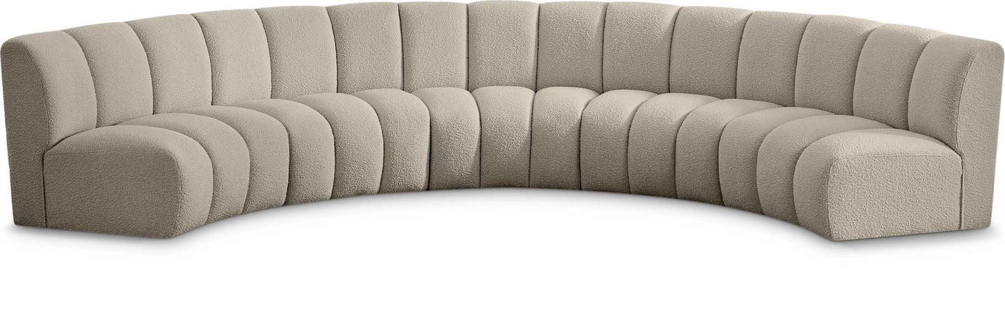 Infinity - 5 Piece Boucle Modular Sectional