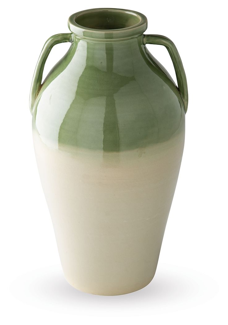 Andorbury - Vase - Green / Beige