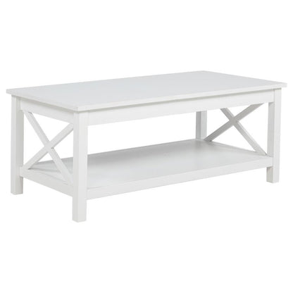 Skyview - 44" Rectangular Lift Top Coffee Table - White