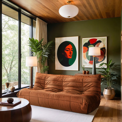 Relax - Velvet 77.75" Upholstered Sofa