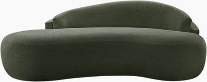 Caspian - Chenille Fabric Upholstered Loveseat