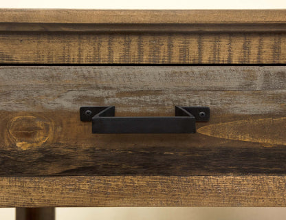 Loft - End Table - Two Tone Gray / Brown