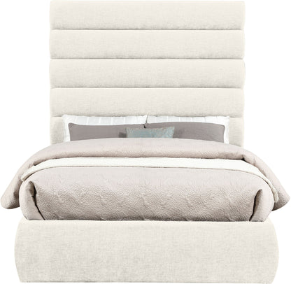 Adam - Chenille Fabric Bed With 70.5" Headboard