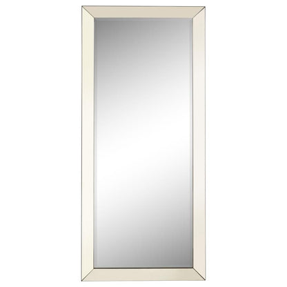 Barnett - Full Length Floor Or Wall Mirror - Silver