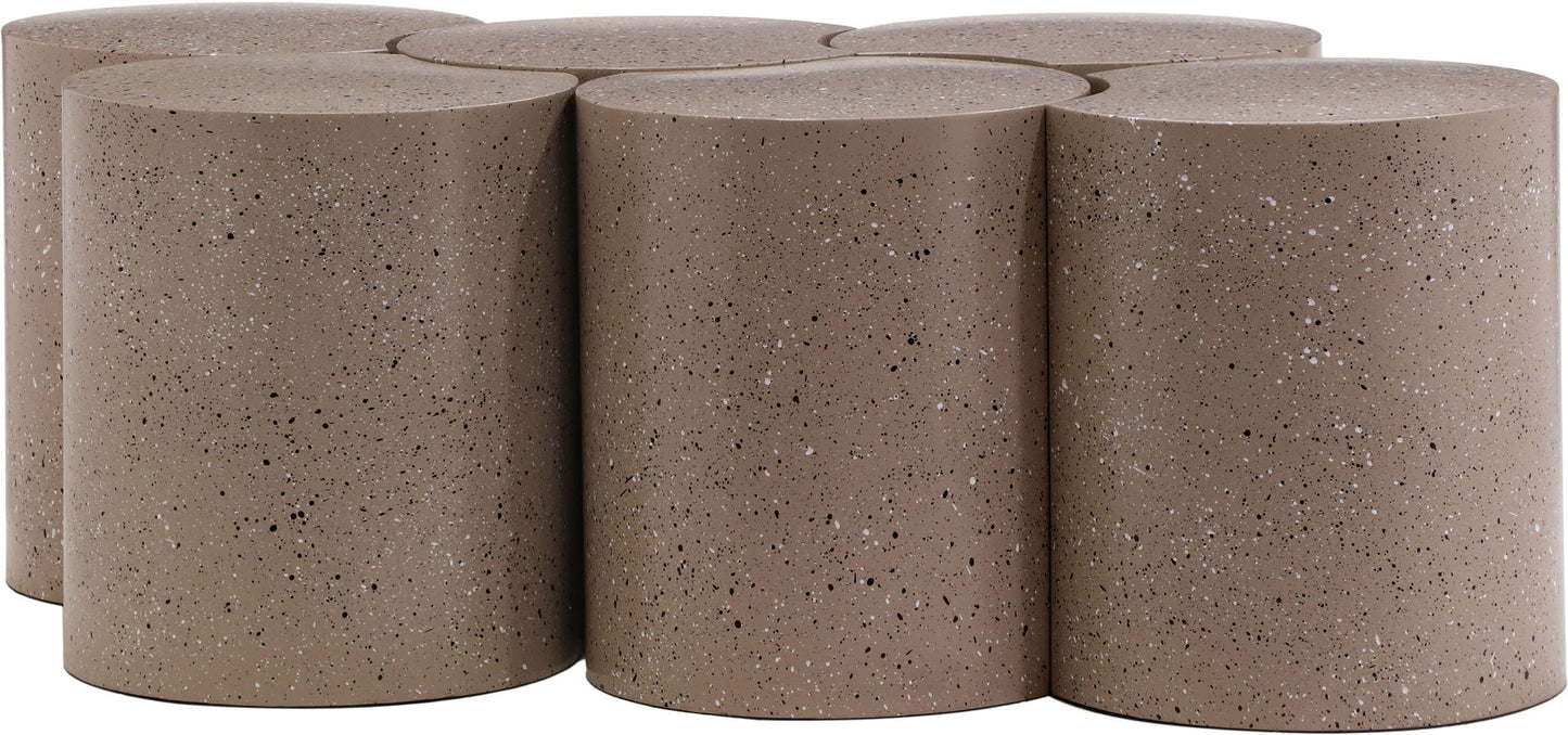 Dimple - 6 Piece Modular Coffee Table - Terazzo Finish
