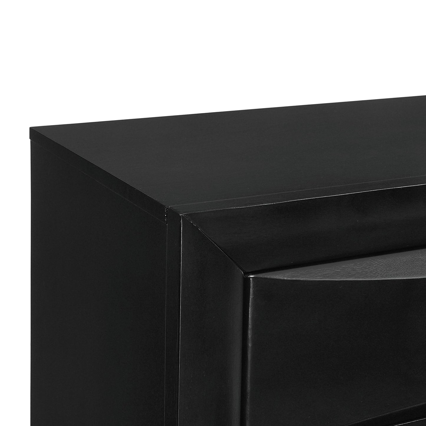 Emily - 8-Drawer Dresser - Black (Sturdy)