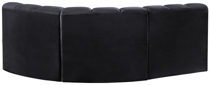 Arc - Velvet 3 Piece Sofa