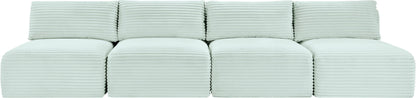 Shaggy - 4 Seat Modular Armless Sofa