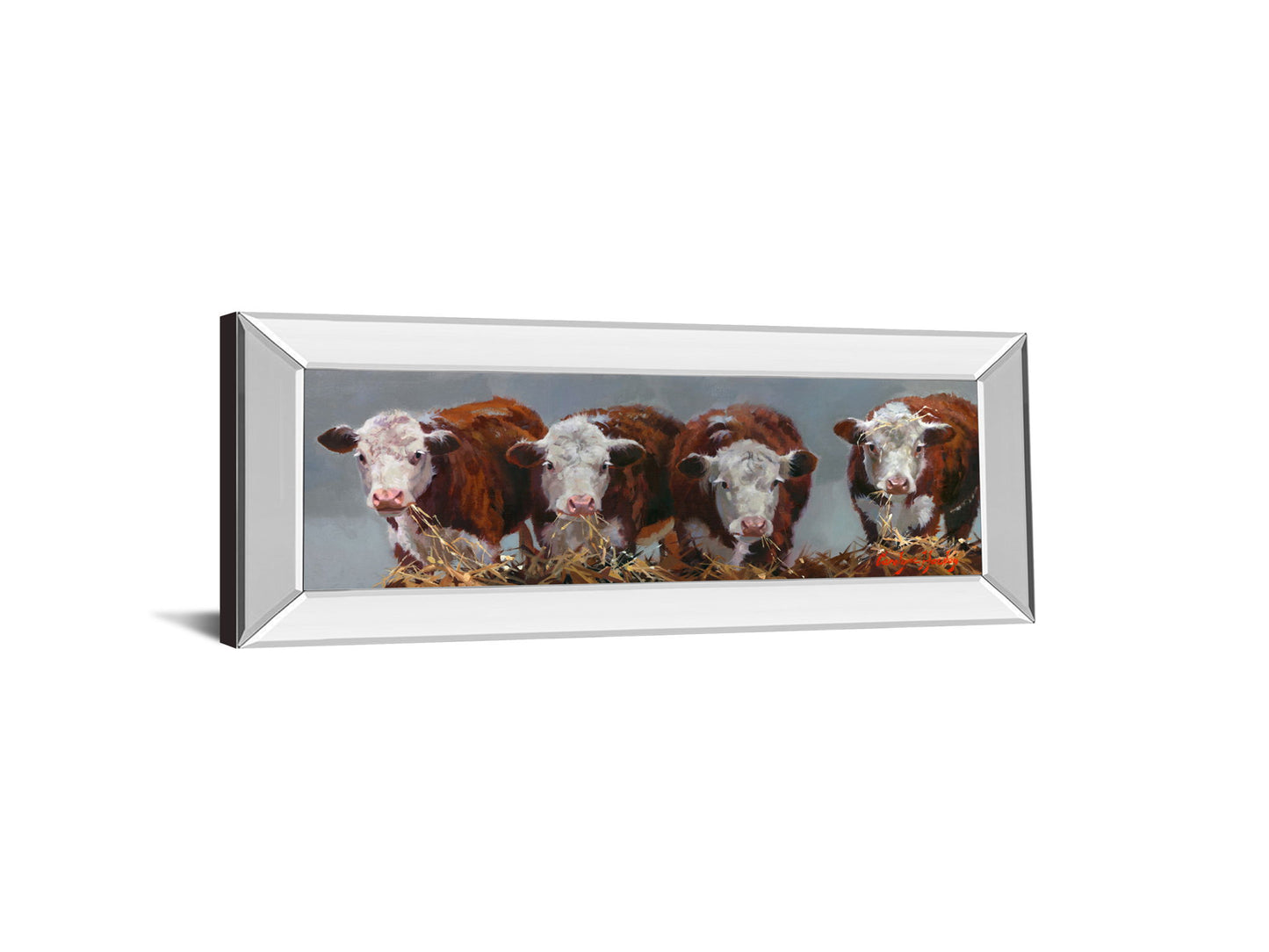The Diner's Club By Carolyne Hawley -18 x 42 Wall Art - Dark Brown