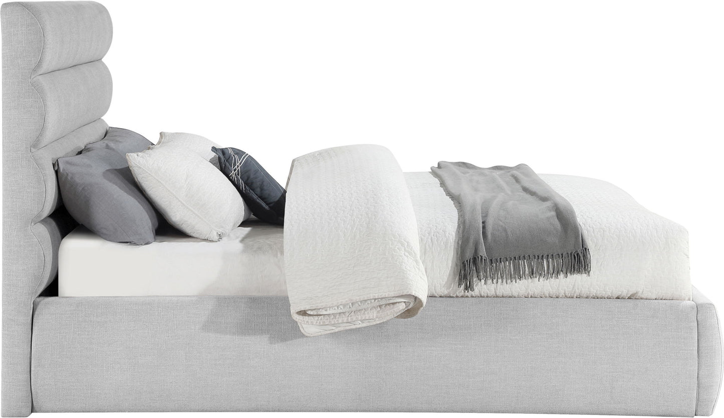 Adam - Linen Fabric Bed With 52" Headboard