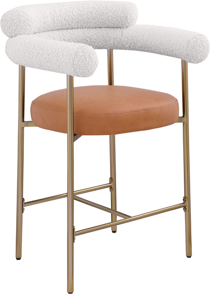 Blake - Counter Stool With Bronze Legs (Set of 2)