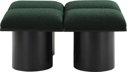 Pavilion - 4 Piece Modular Bench With Black Base
