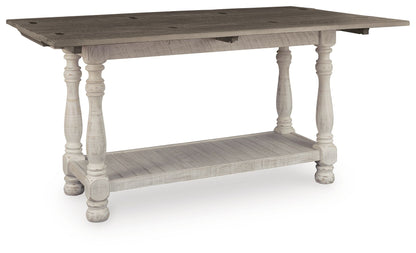 Havalance - Gris / Blanco - Mesa de sofá con tapa abatible