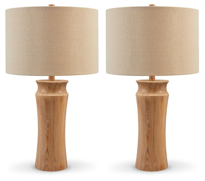 Orensboro - Brown - Poly Table Lamp (Set of 2)