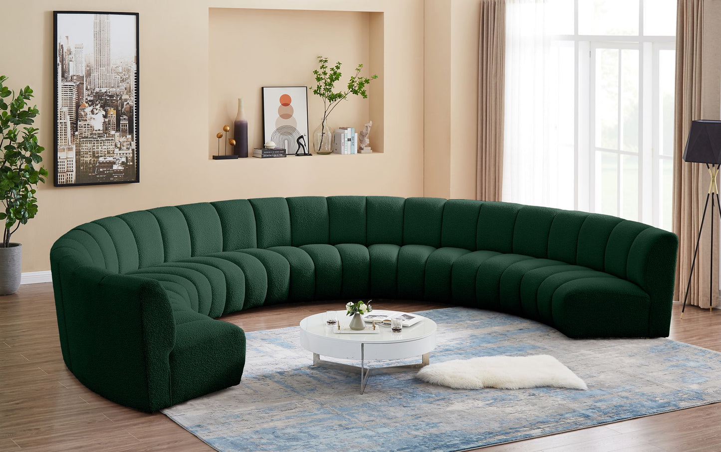 Infinity - 8 Piece Boucle Modular Sectional