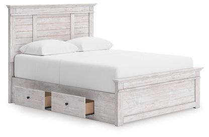 Makidern - Panel Storage Bed