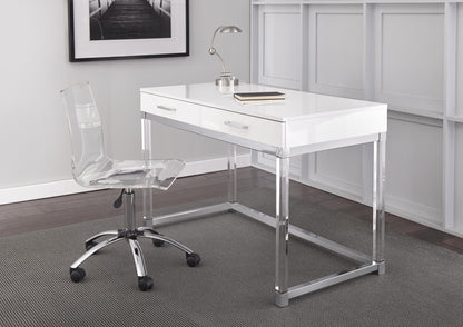 Arthur - 2 Piece Home Office Set - White