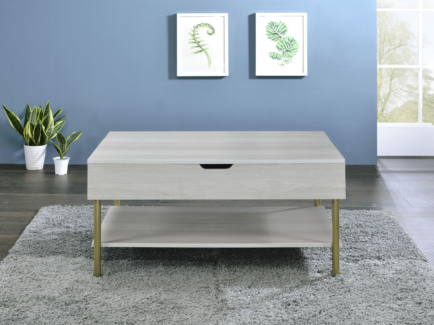 Whitman - Lift-Top Coffee Table - White