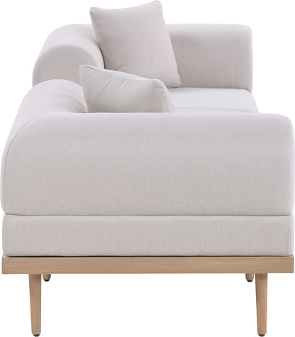 Laguna - 3 Piece 106.5" Outdoor Patio Modular Sofa With Backless Seat