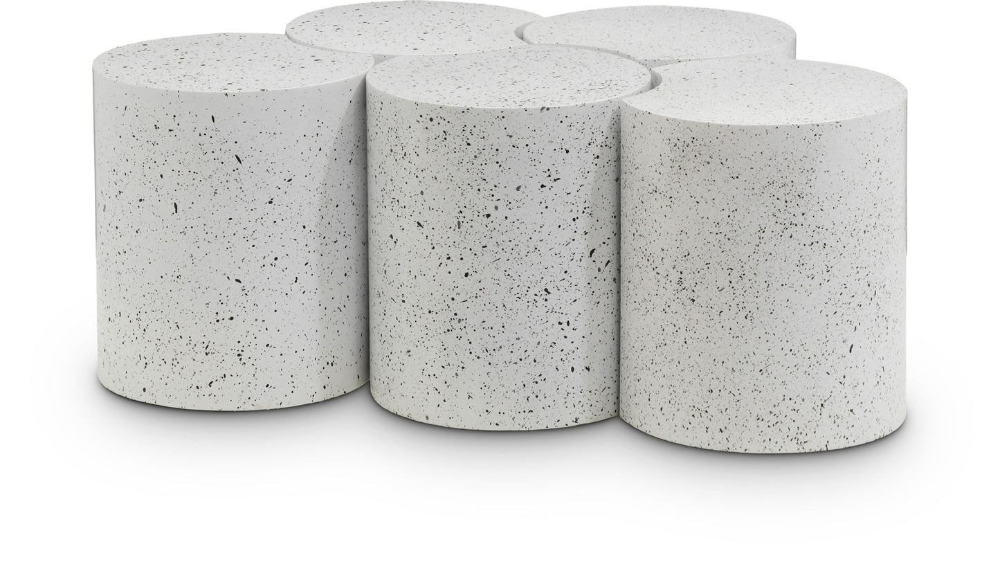 Dimple - 5 Piece Modular Coffee Table - Terazzo Finish