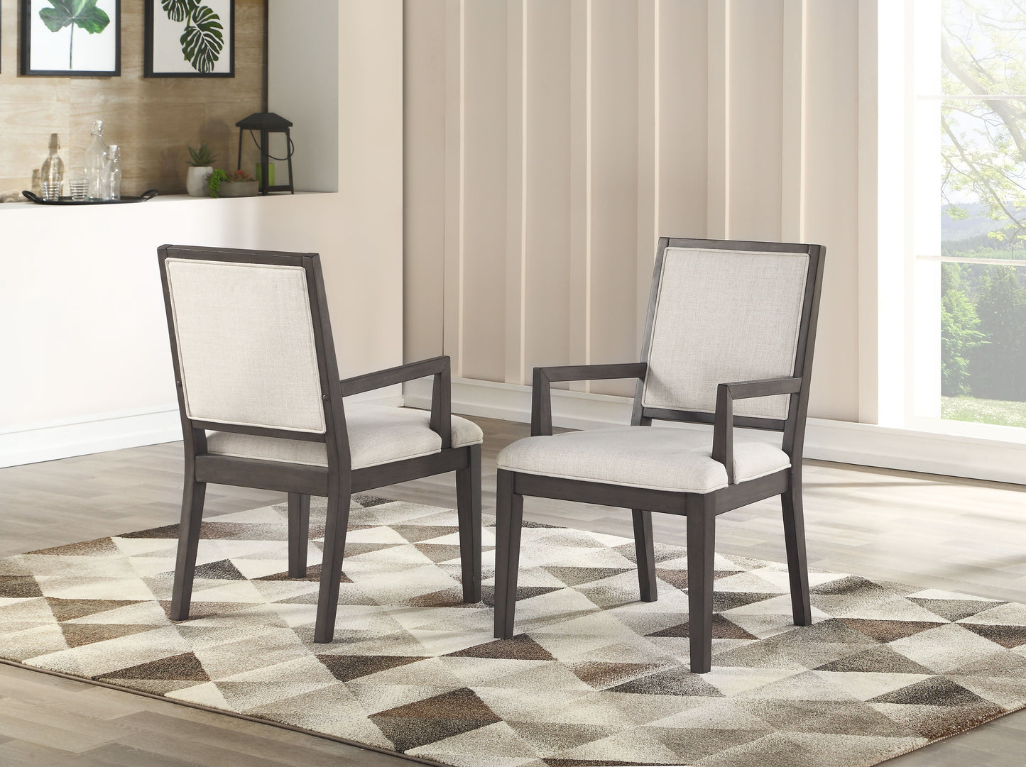 Mila - Arm Chair (Set of 2) - White