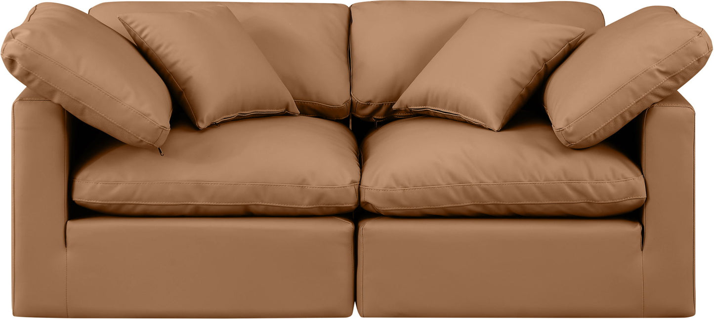 Indulge - Faux Leather 2 Seat Modular Sofa