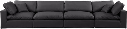 Comfy - Faux Leather Modular Sofa 4 Seats