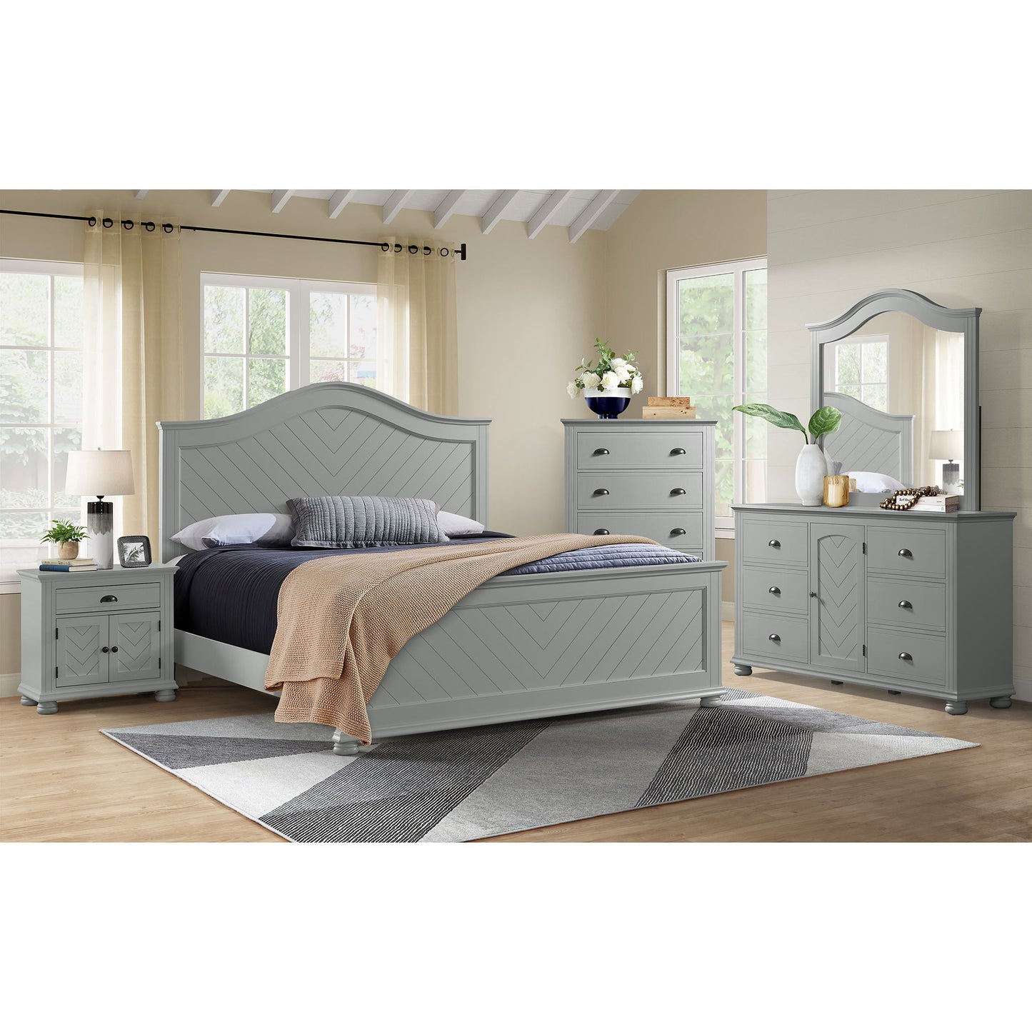 Kona - Cama con paneles