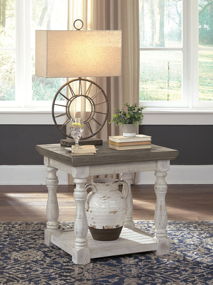 Havalance - Gris / Blanco - Mesa auxiliar rectangular