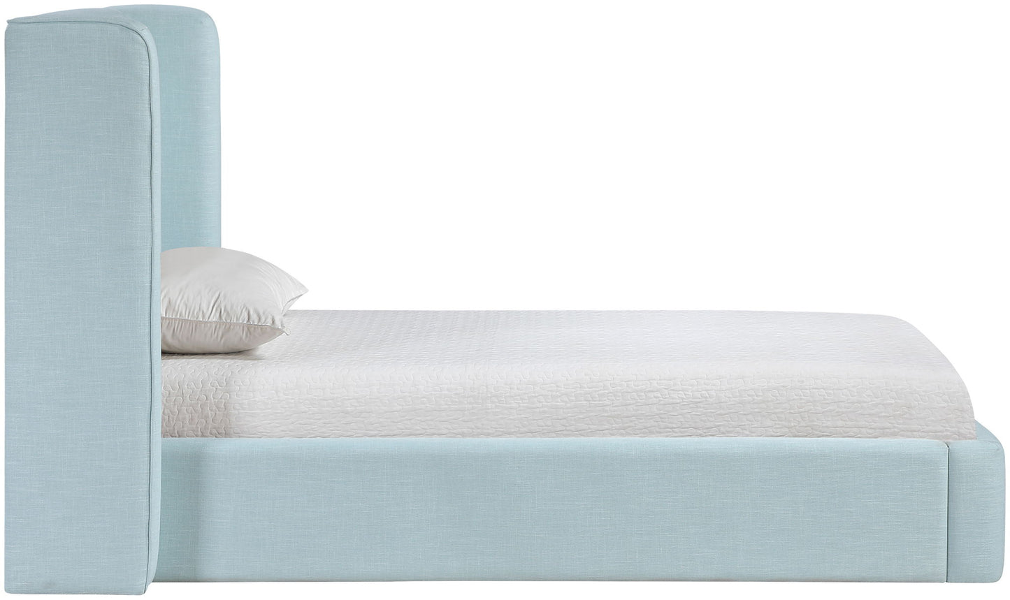 Kendall - Linen Textured Fabric Upholstered Bed