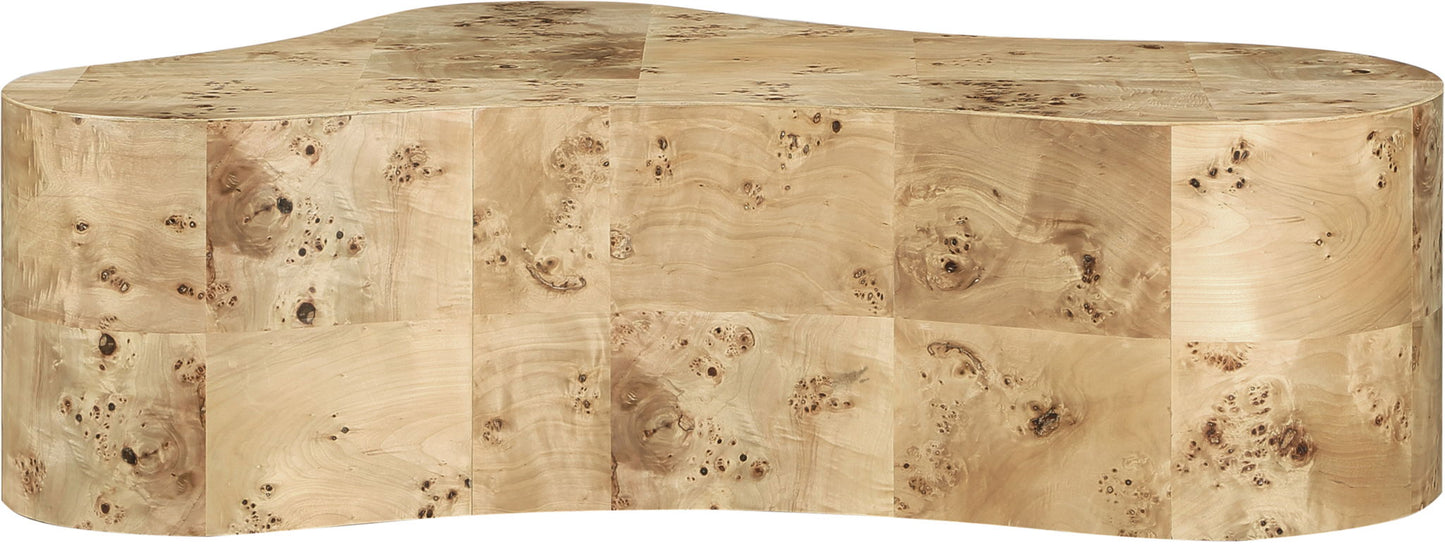 Zaire - Burl Wood Coffee Table