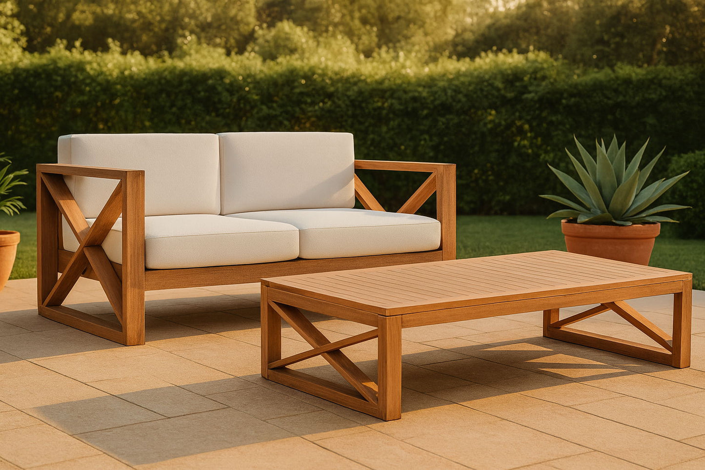 Anguilla - Water Resistant Outdoor Loveseat