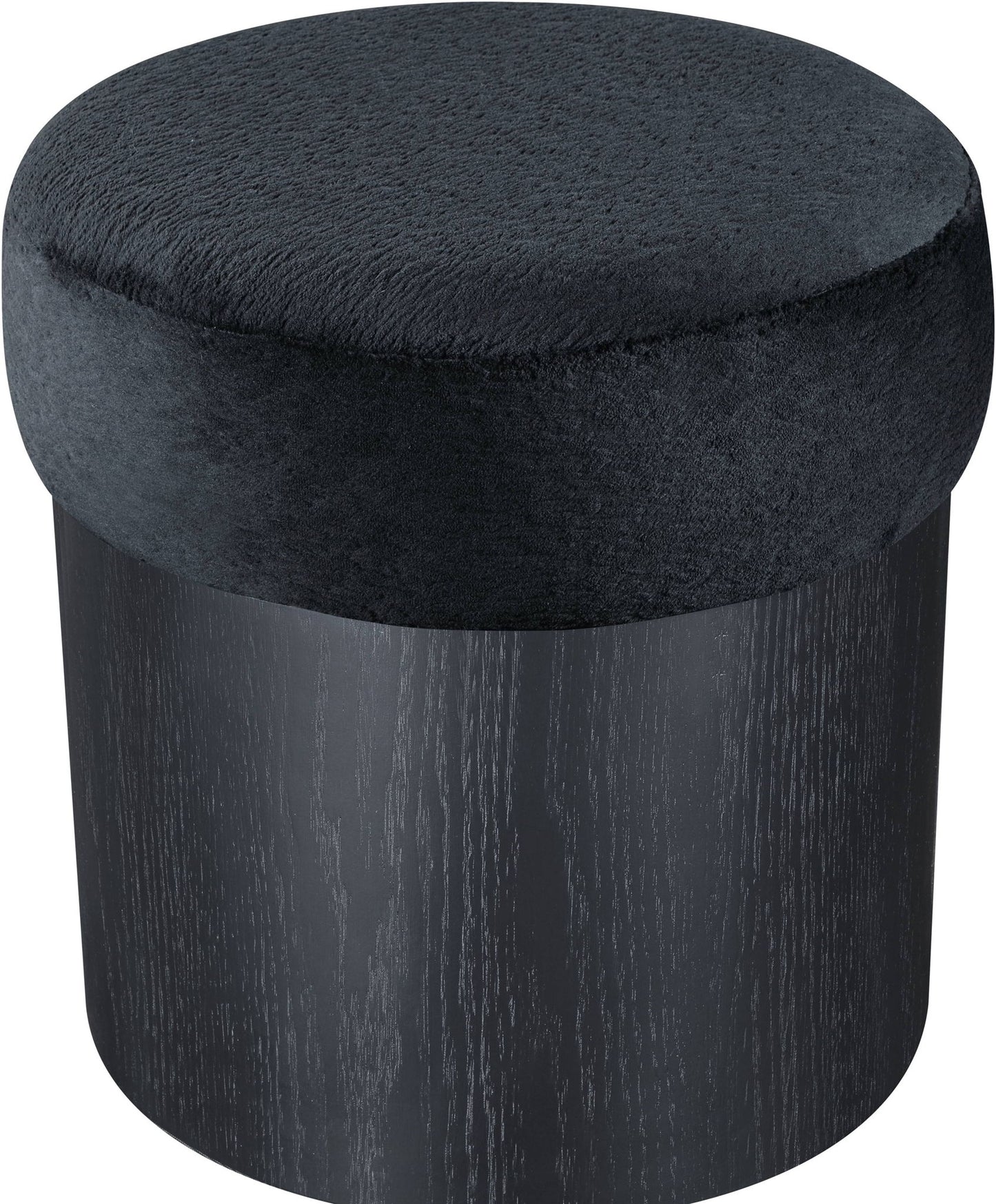 Nimes - Ottoman / Stool With Black Base